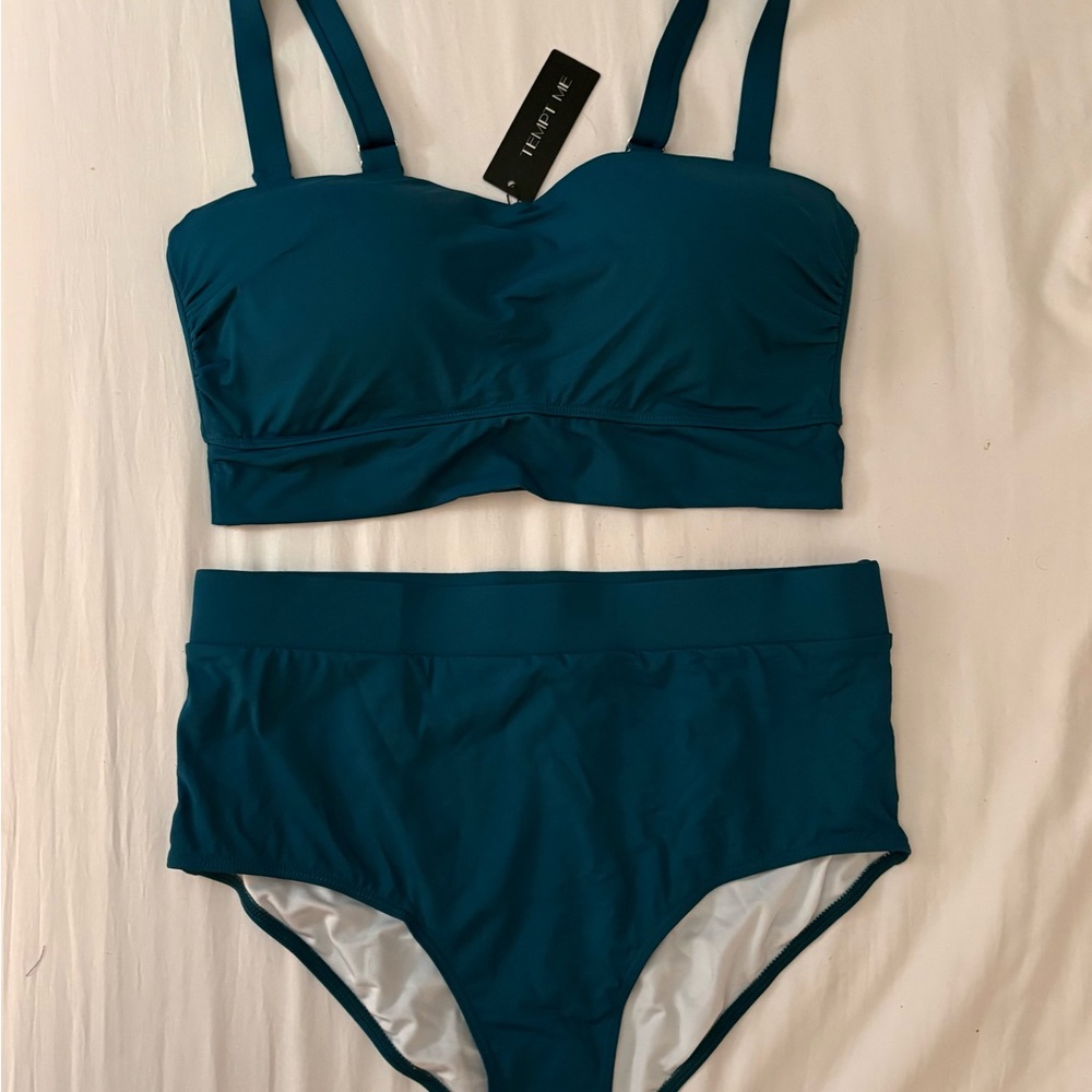Teal Women's Swim Set